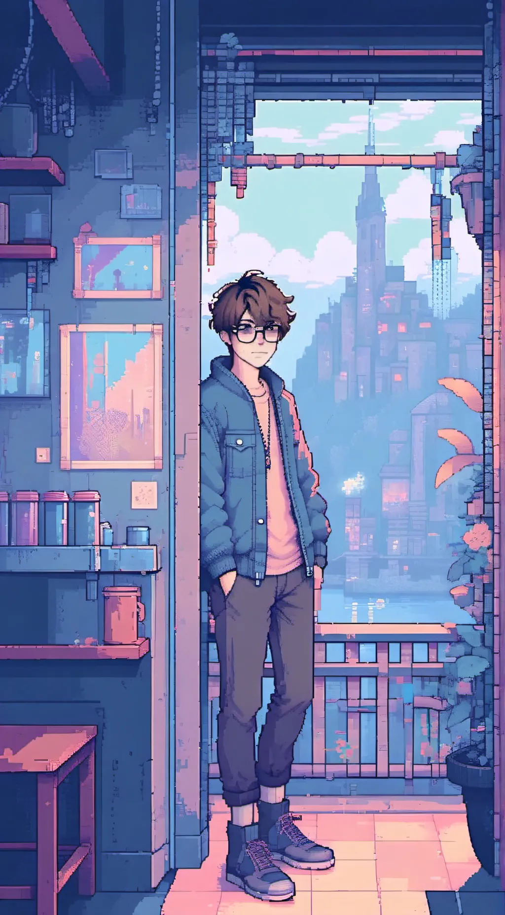 ai character: Wyatt  background