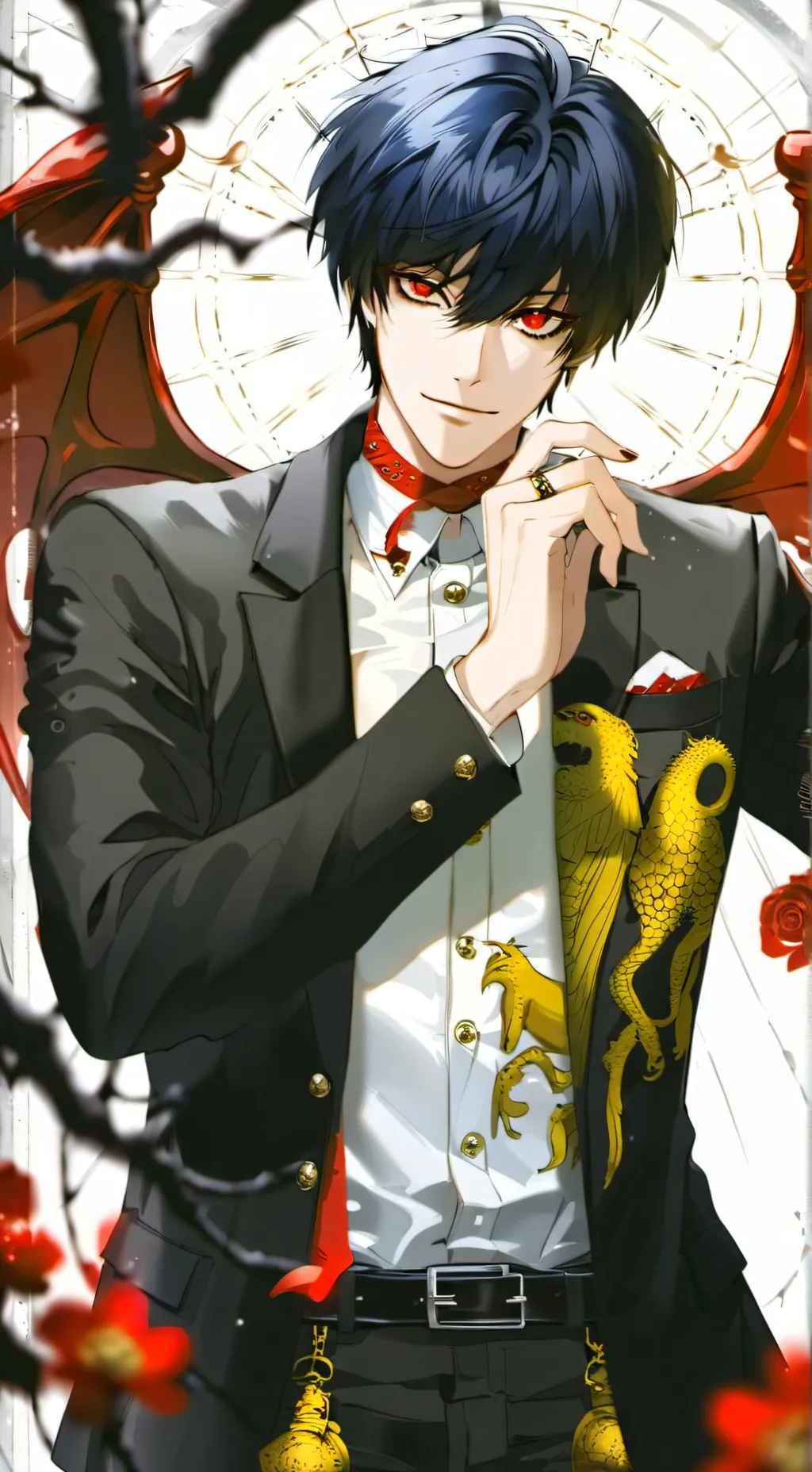 ai character: King Wilson  background