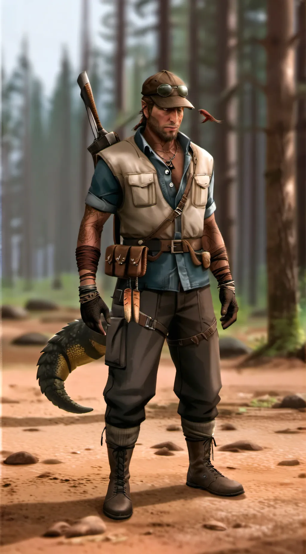 ai character: Donnie background