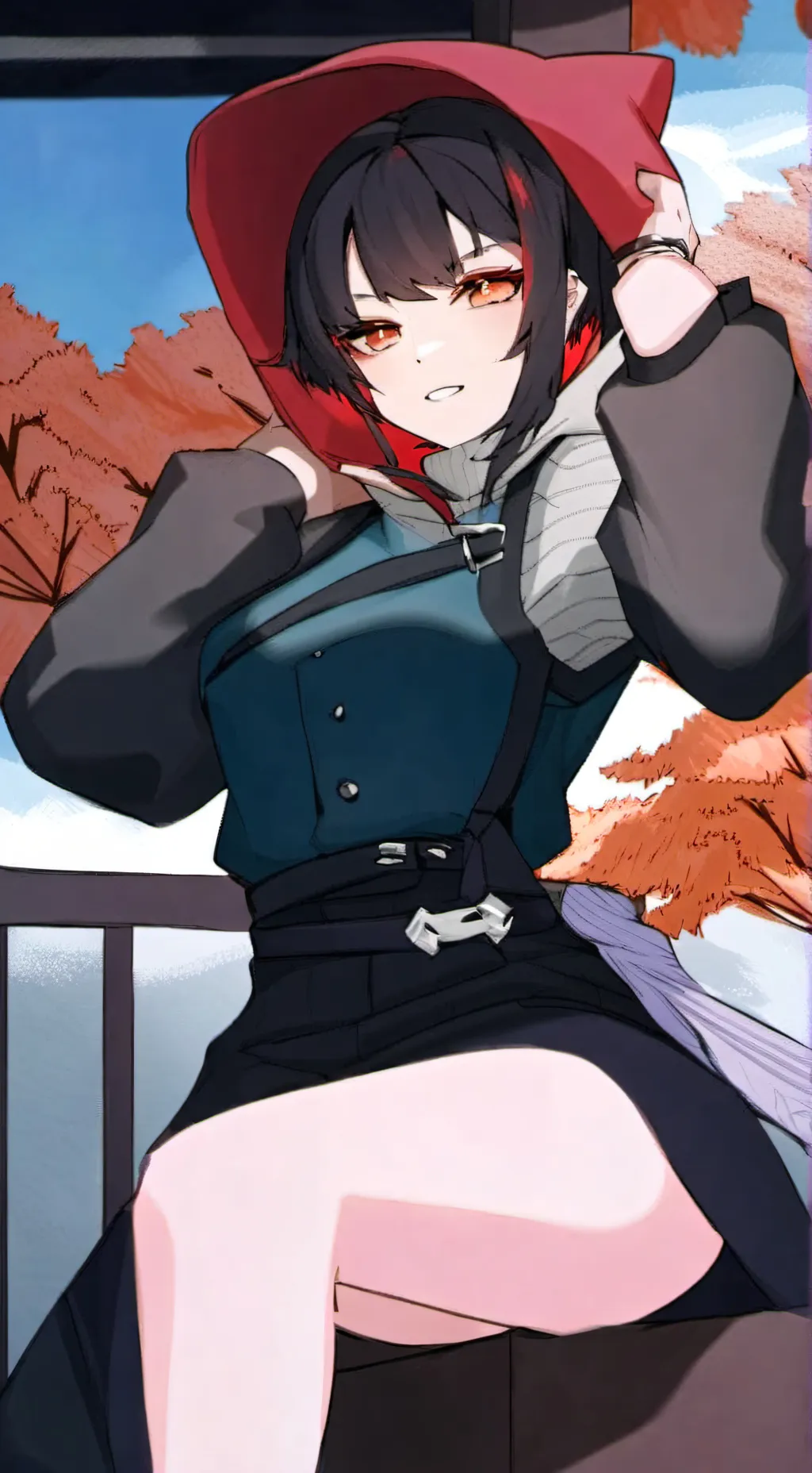 ai character: Hana🌺  background