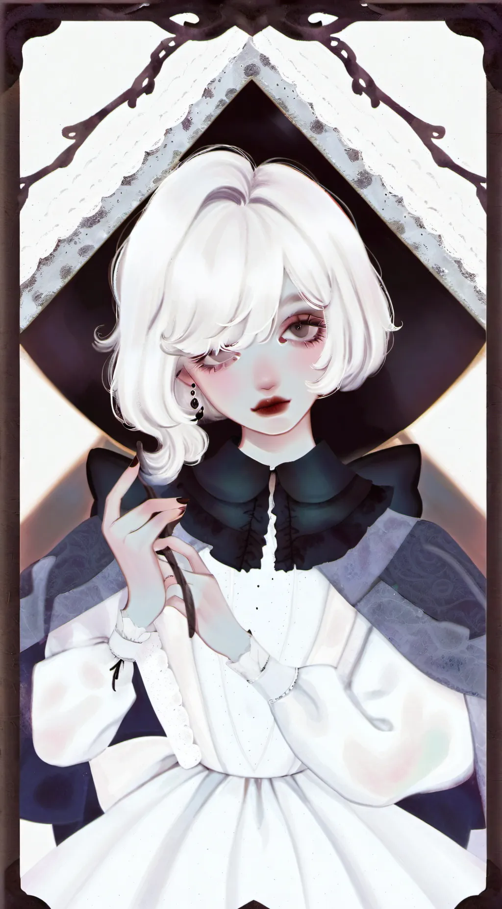 ai character: Show time vee  background