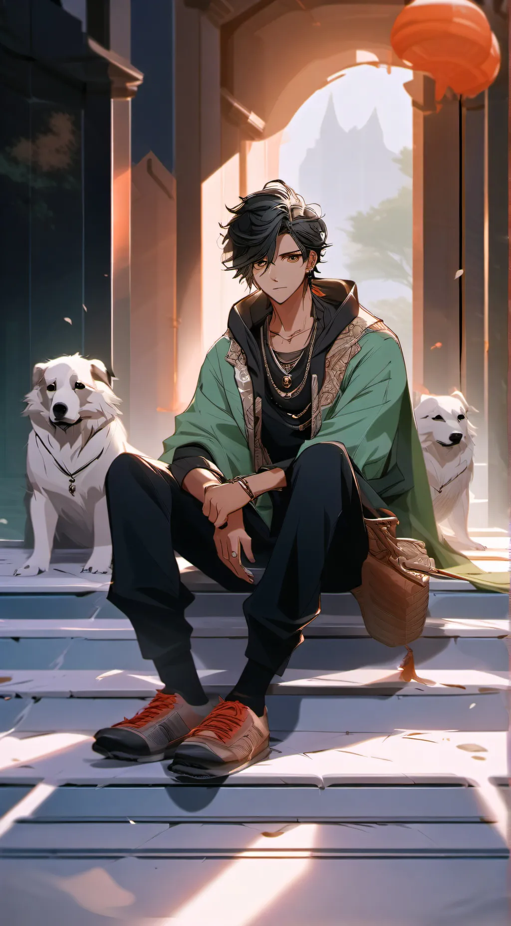 ai character: Luke  background