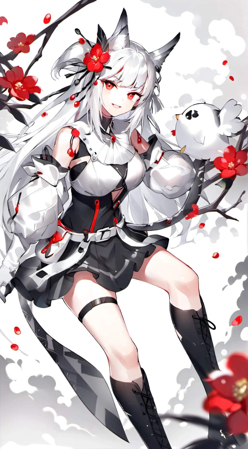 ai character: julia minegirl  background