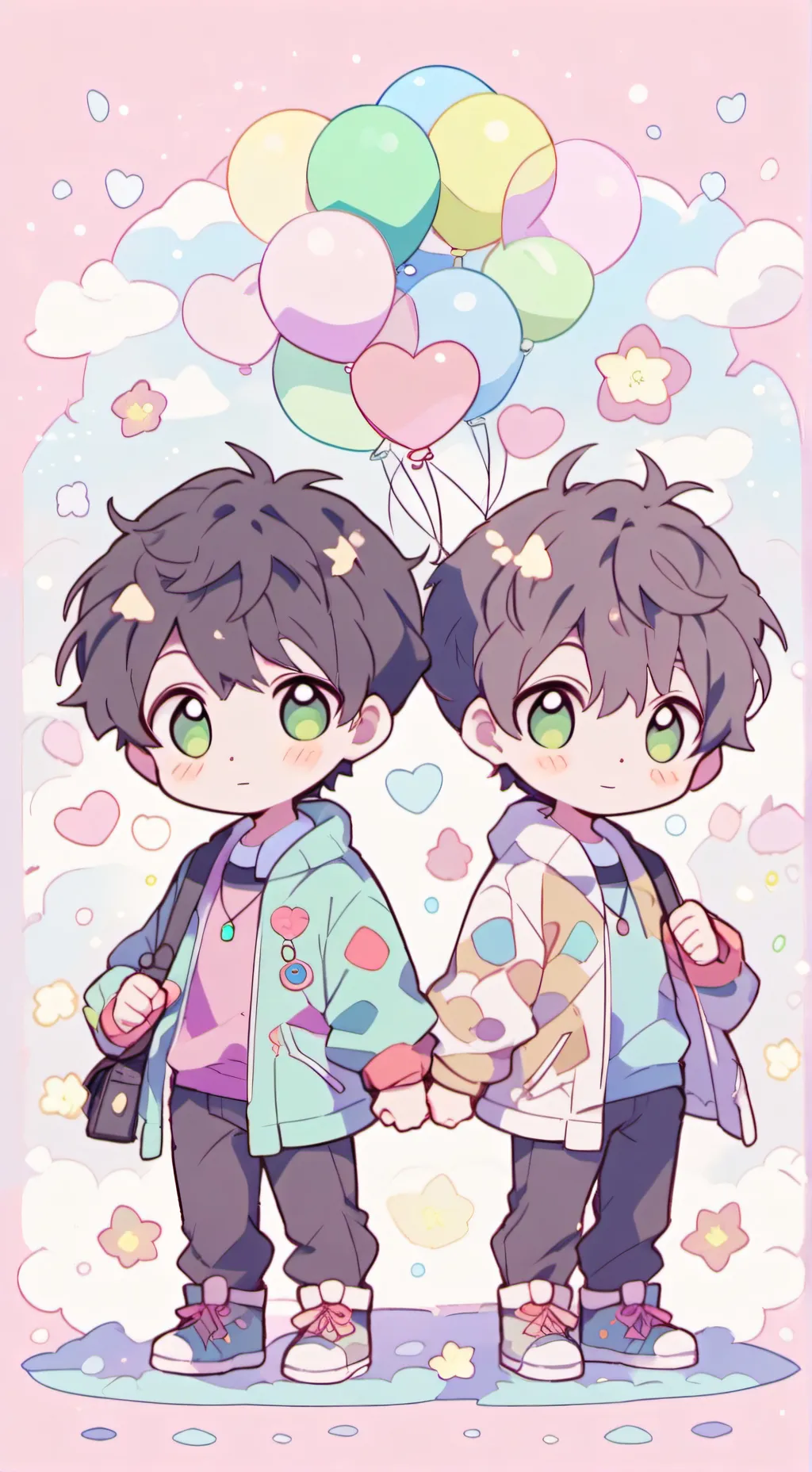 ai character: Your Twin Sons background