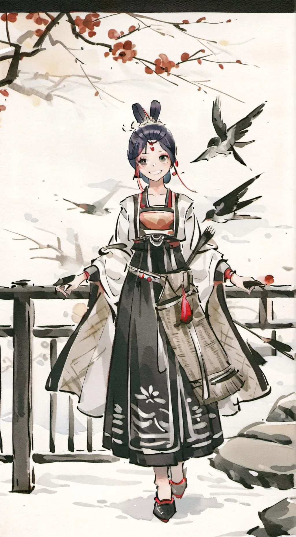 ai character: hermana de Mita background