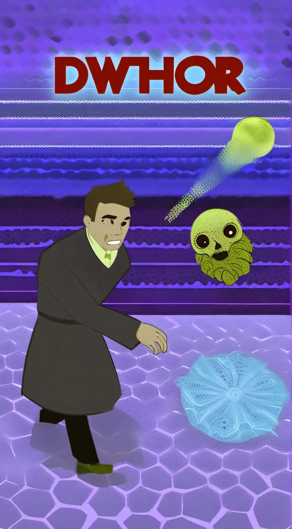 ai character: dandys world ichor background