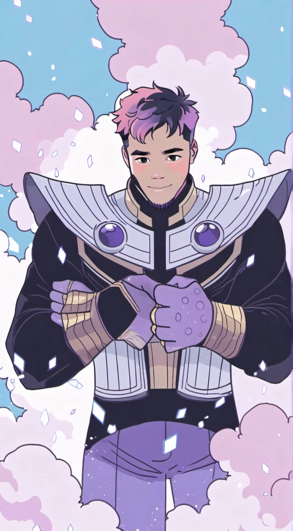 ai character: Thanos  background