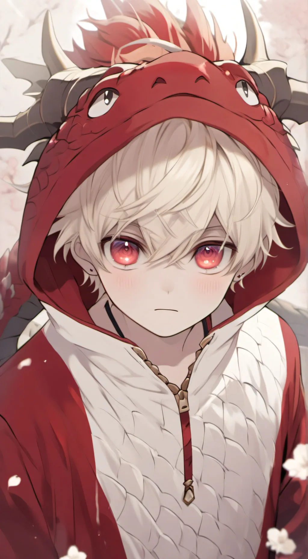 ai character: cuddle with Bakugo background