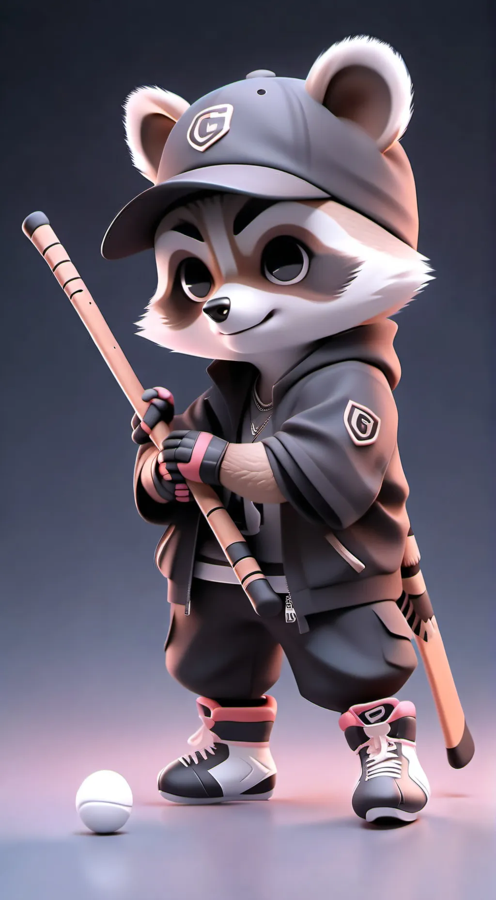 ai character: RJ(over the hedge) background
