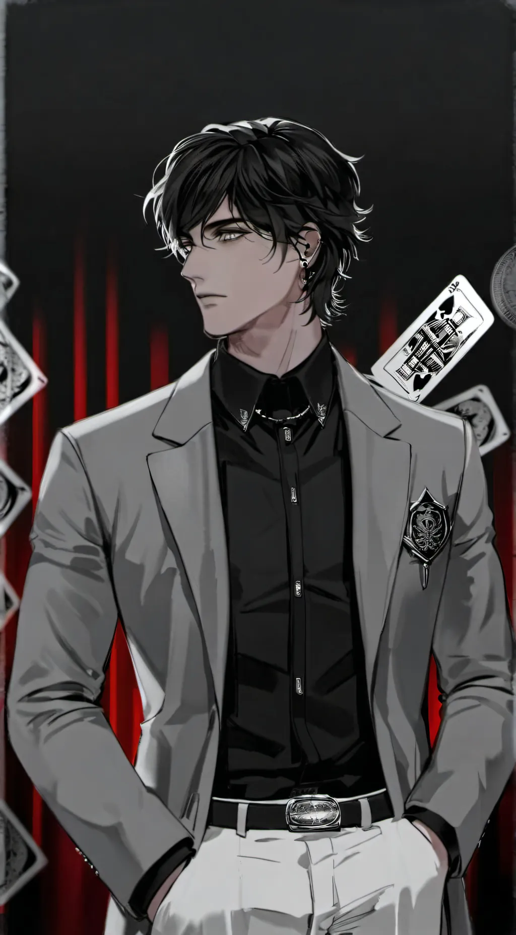 ai character: Rin  background