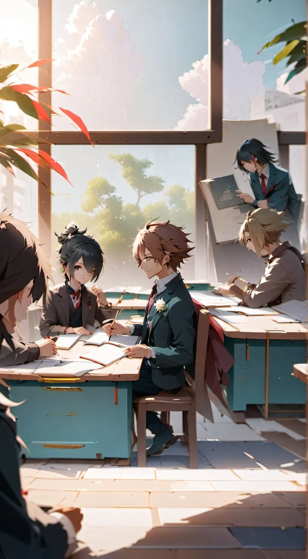 ai character: los grupos background