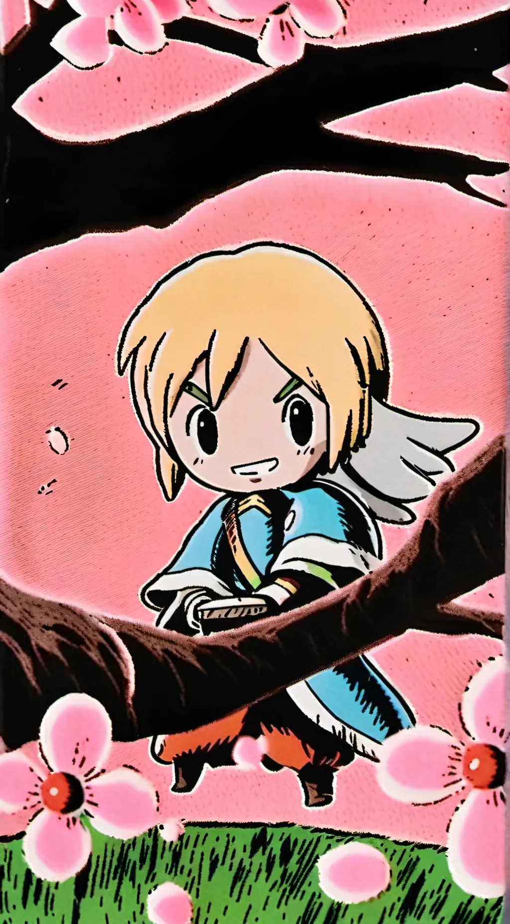 ai character: korok background