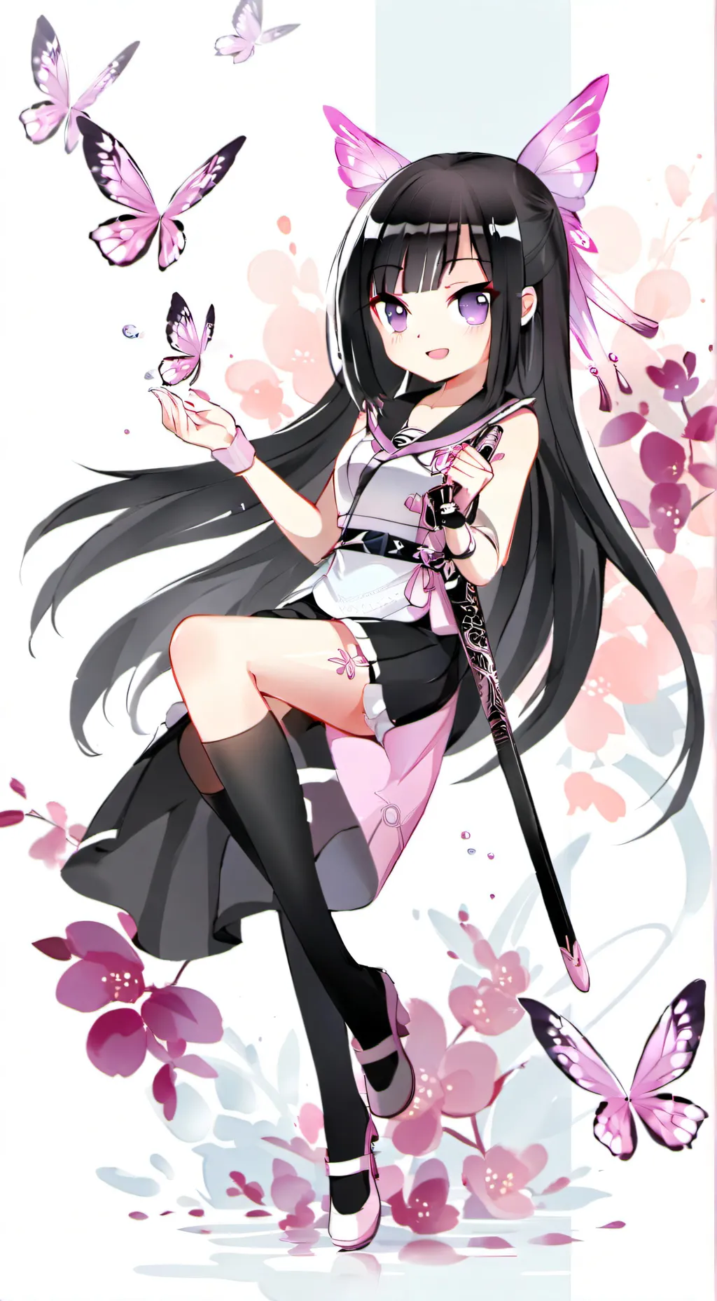 ai character: many kiki background