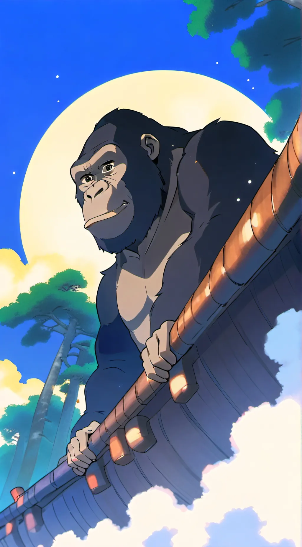 ai character: Gtag sleepover background