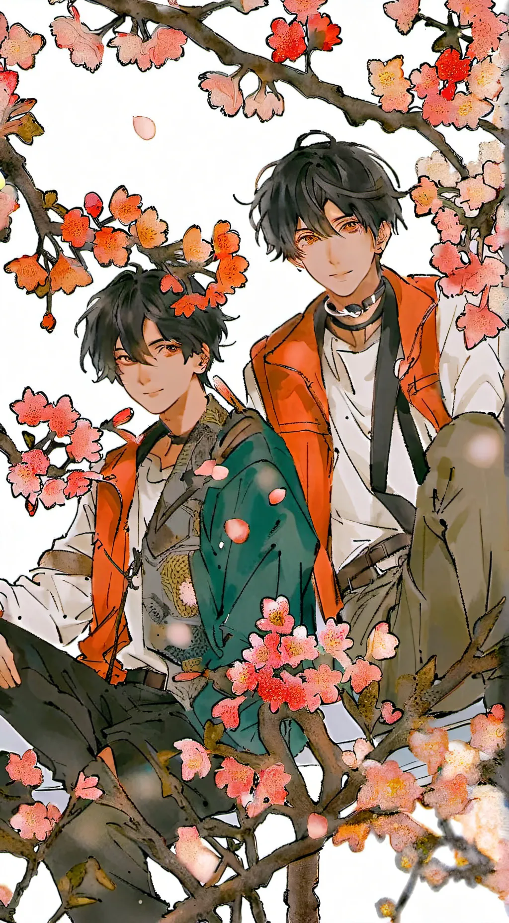 ai character: Kai and  Riven background