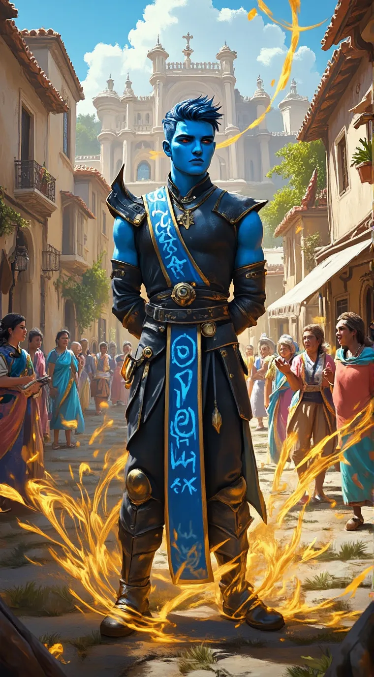 ai character: Keshar~time god~ background