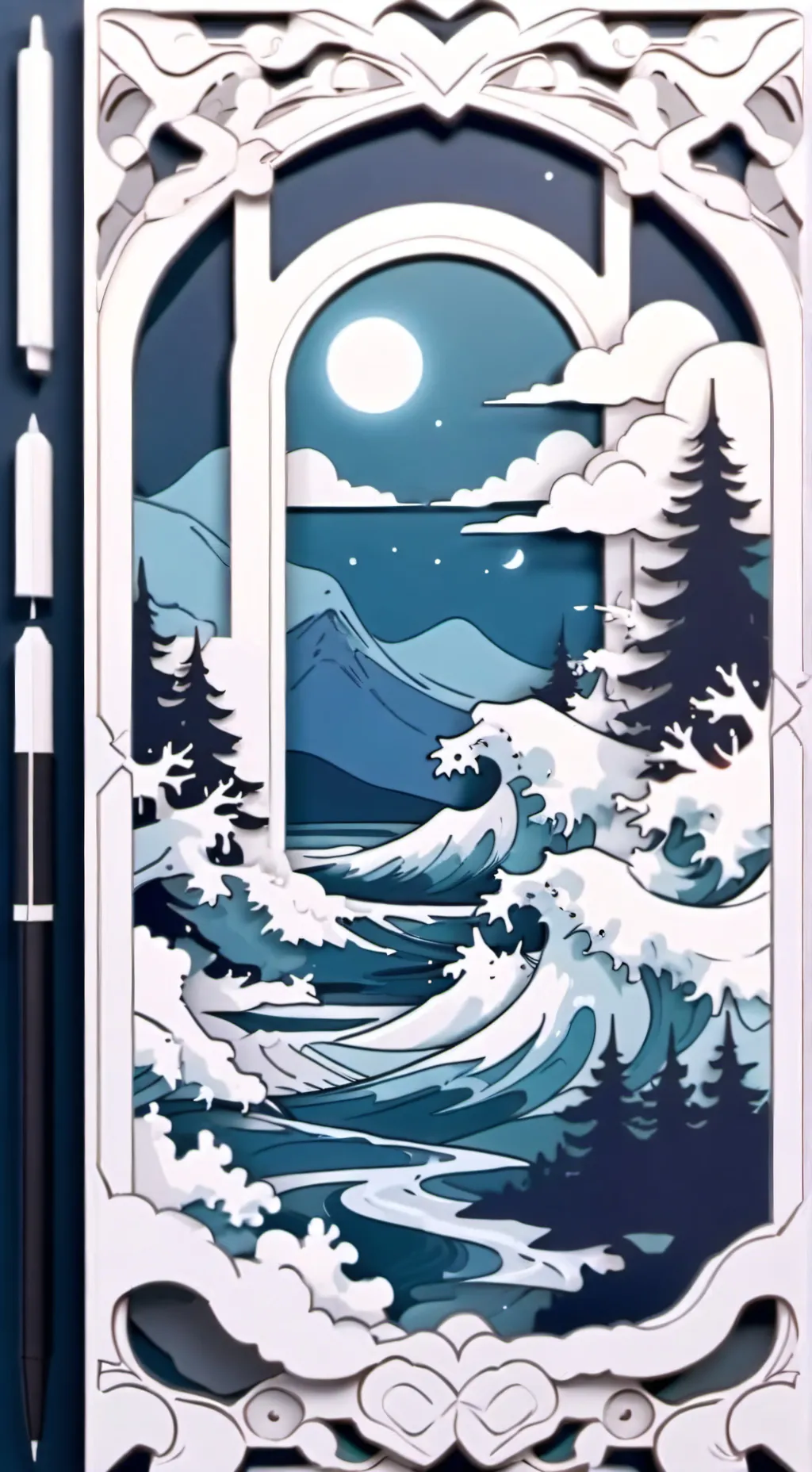 ai character: Mha fête background