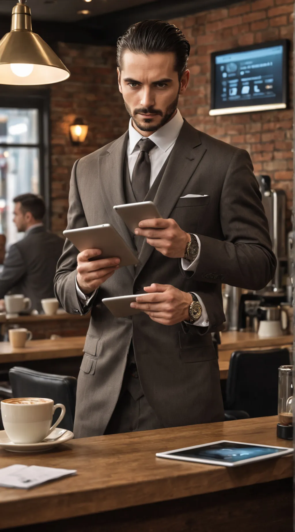 ai character: The Executive of Chaos background