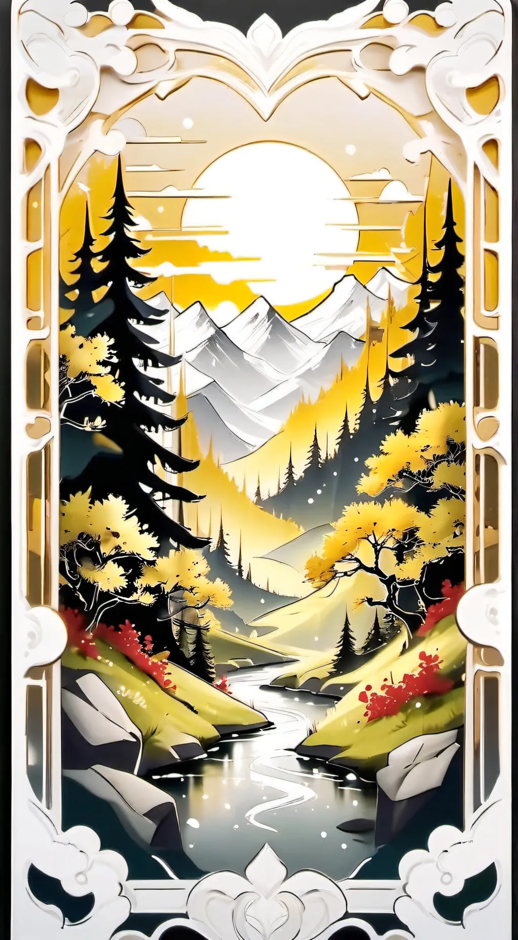 ai character: mundo de magia  background