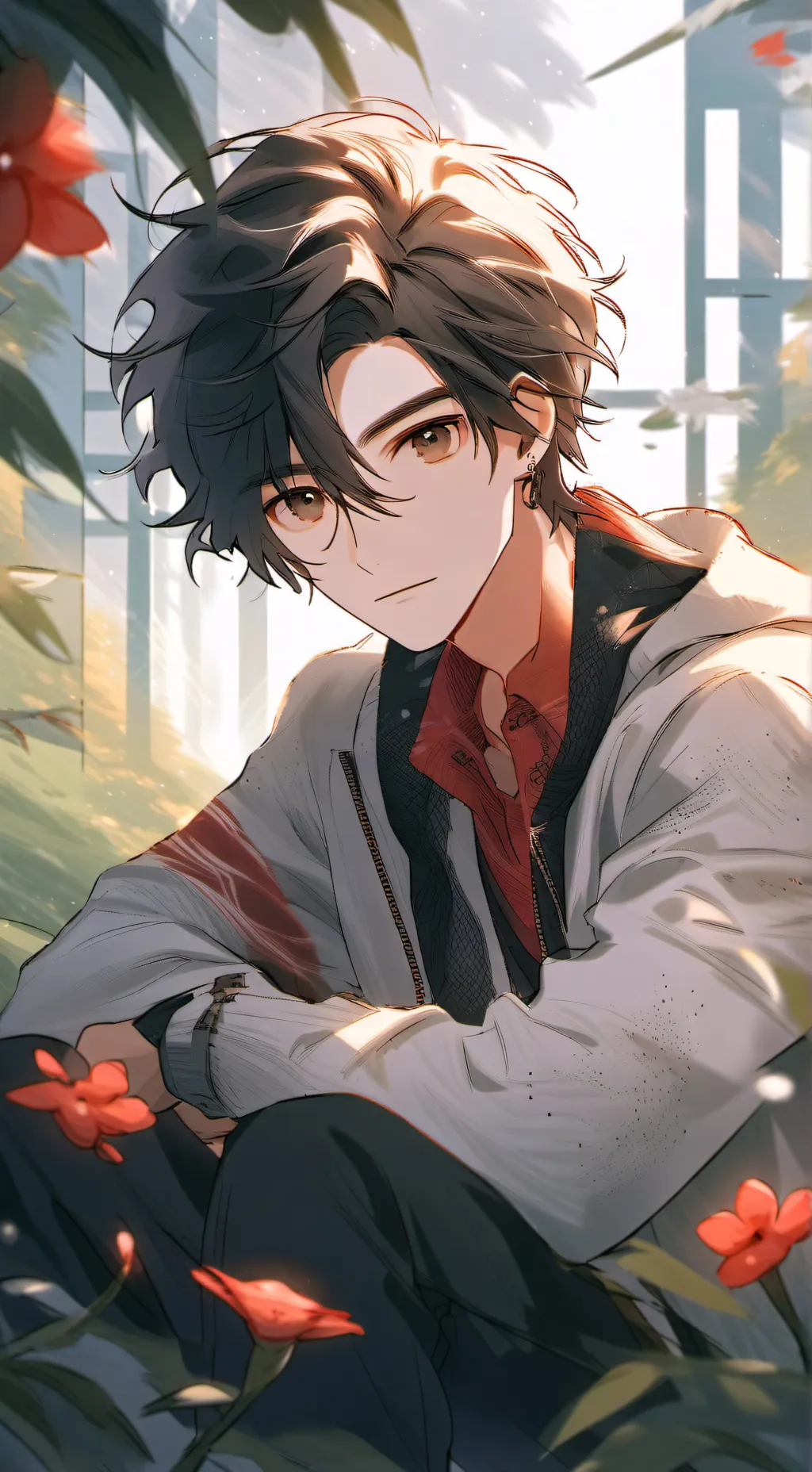 ai character: Rocky  background