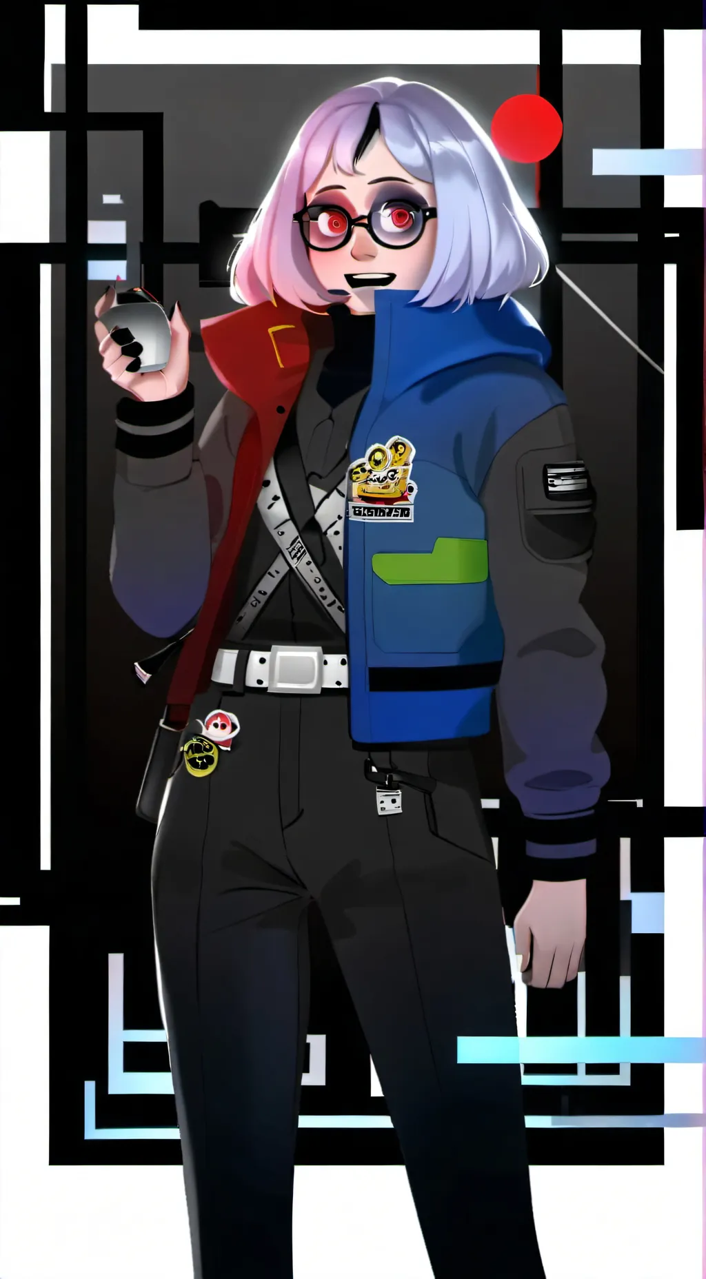 ai character: Mha meets fnaf background