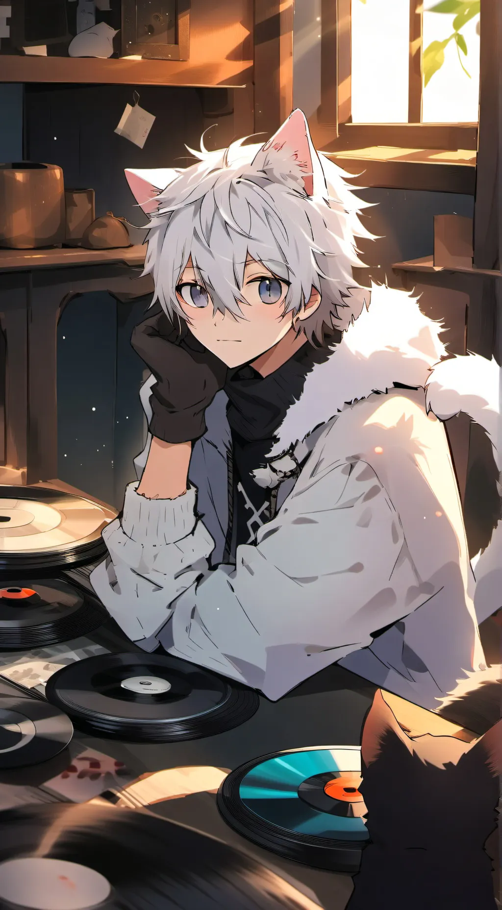 ai character: Echo the White Furred Spirit background