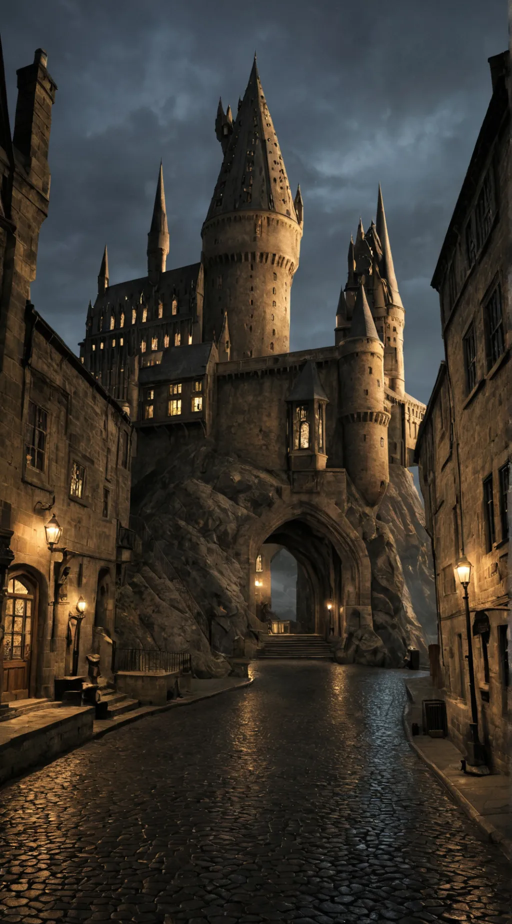 ai character: Hogwarts background
