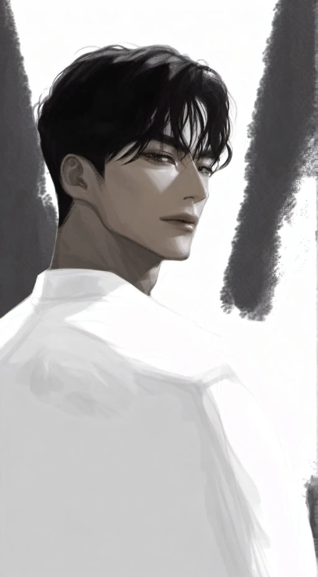 ai character: • :: Issac. -- background