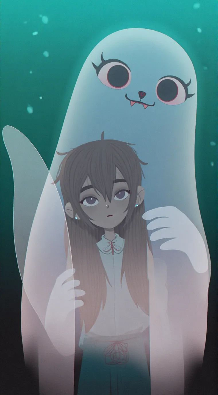 ai character: someone fishy background