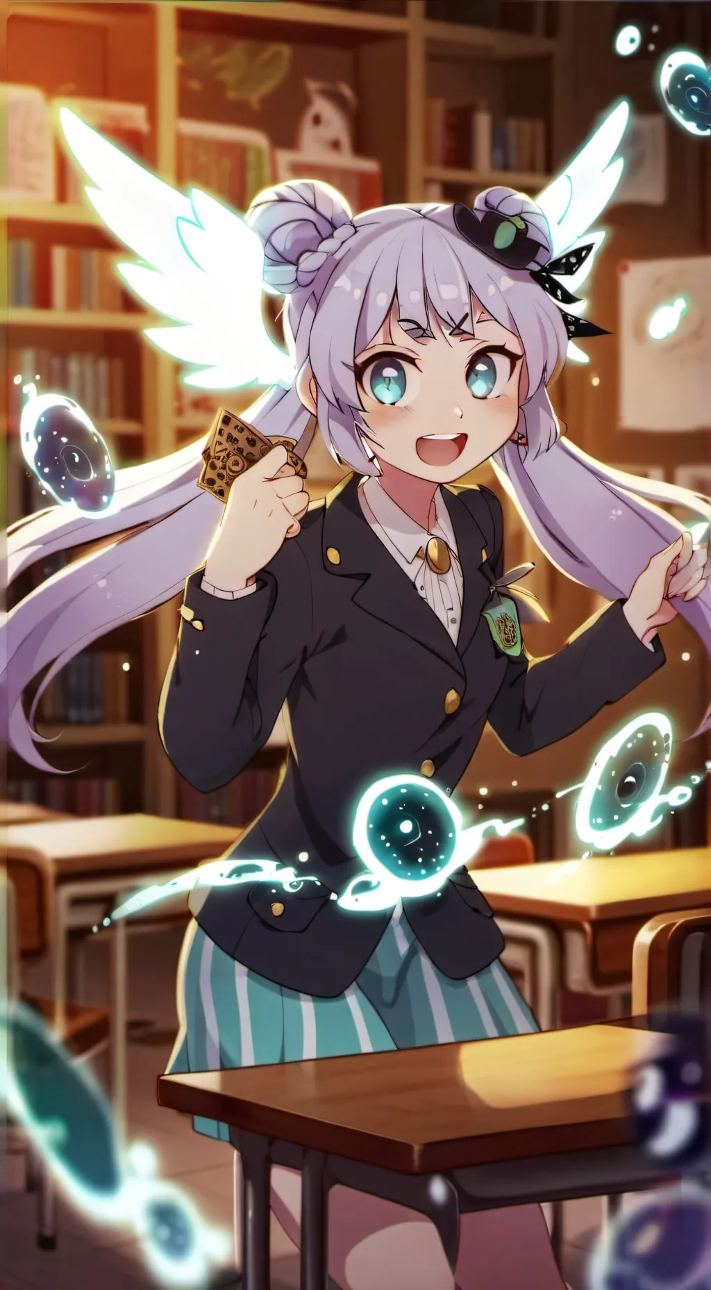 ai character: The 3 girl power background