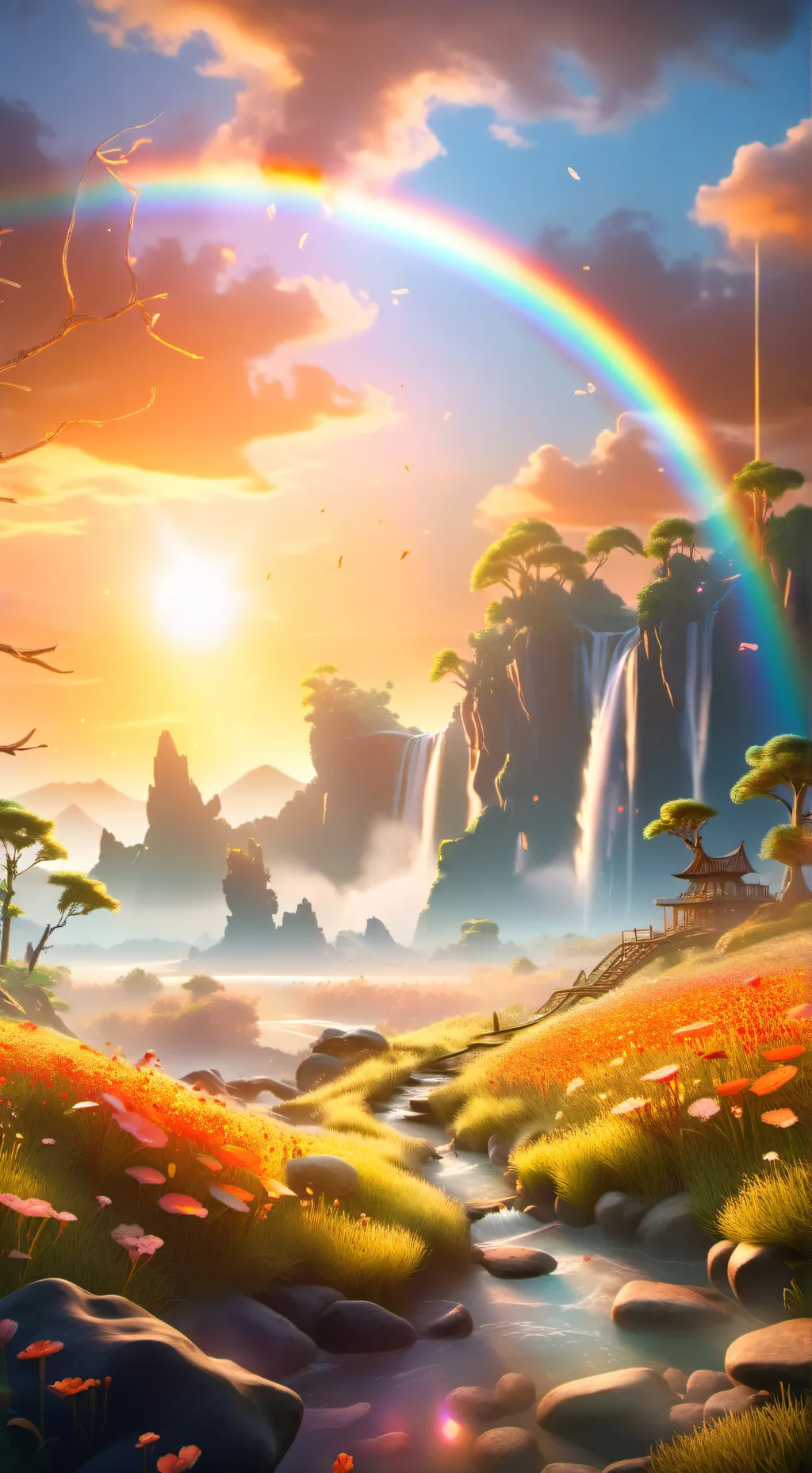 ai character: oren x pinki  background