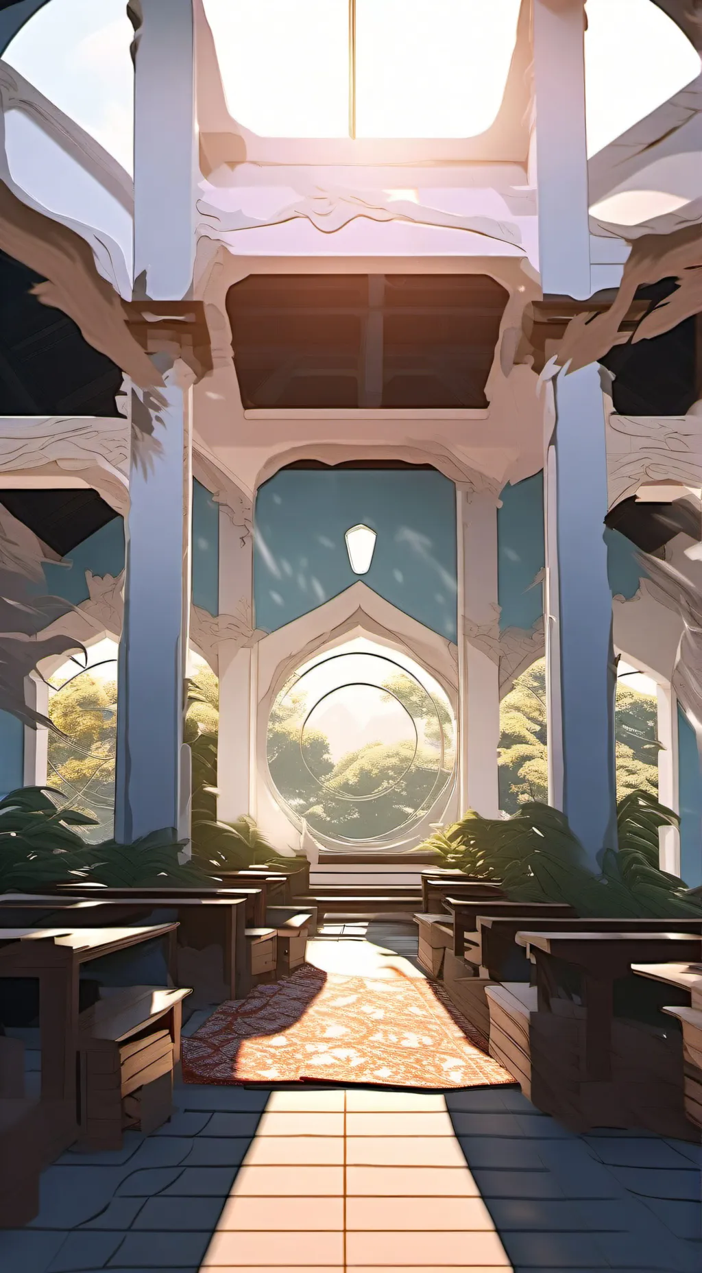 ai character: Sekolah Indonesia background