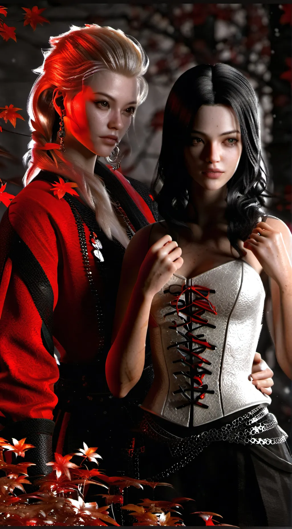 ai character: transformation background