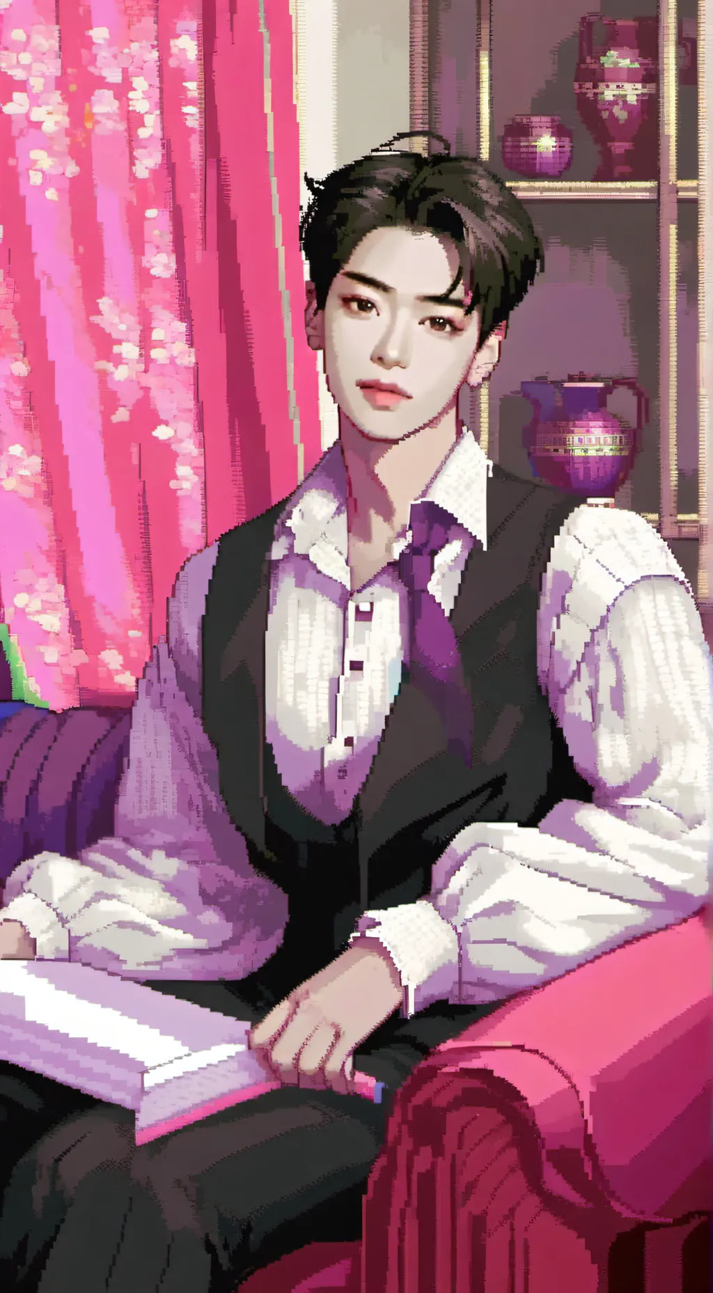 ai character: Mario  background