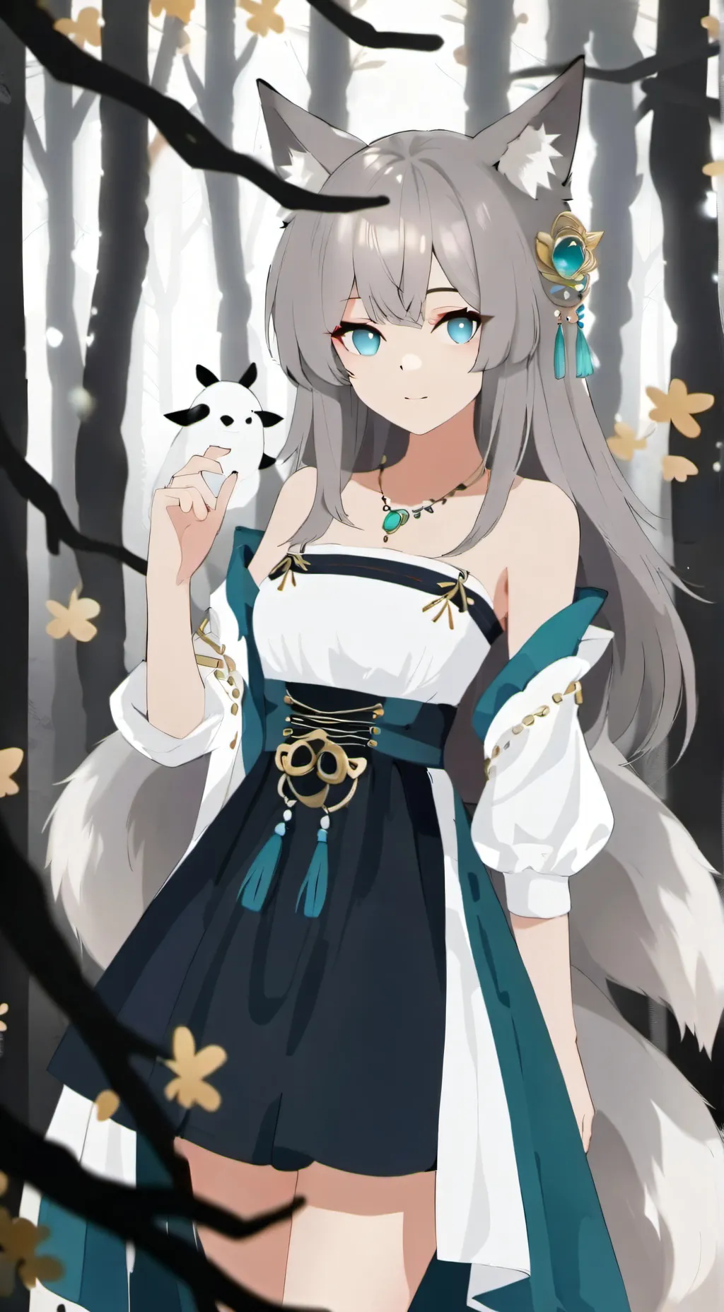 ai character: princess Krystal F background