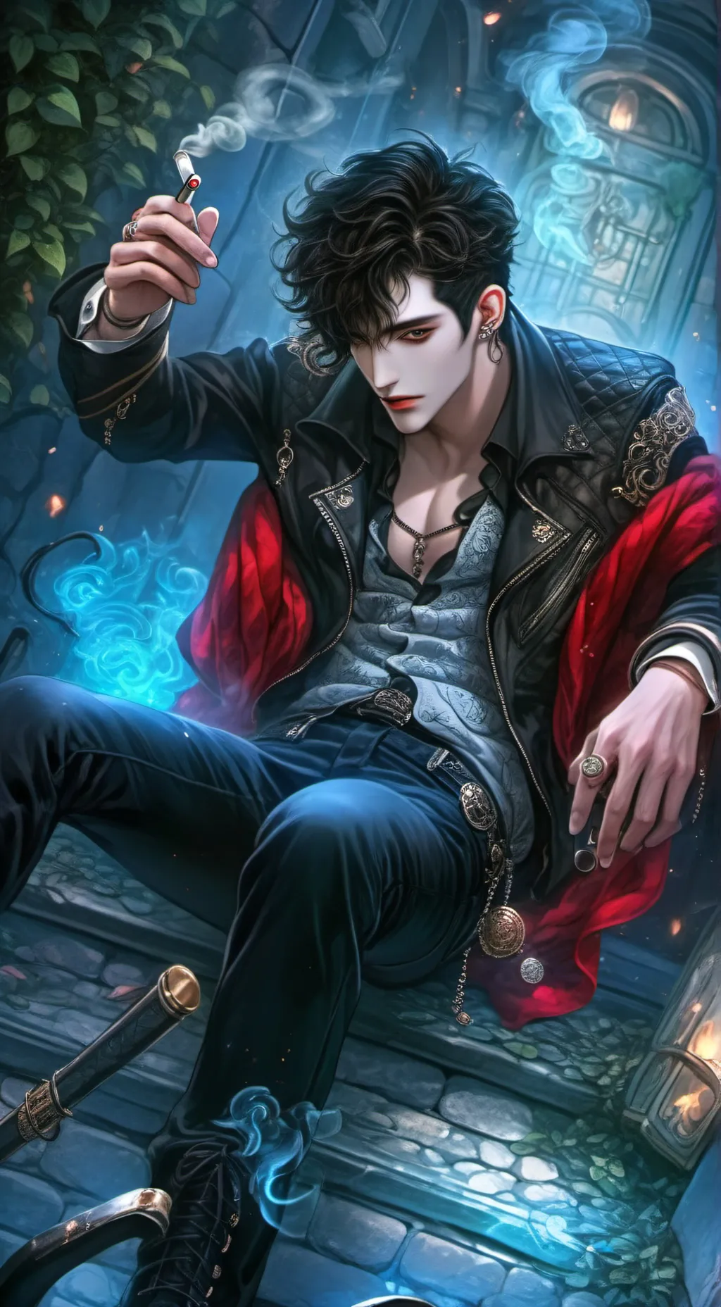 ai character: Jacob  background