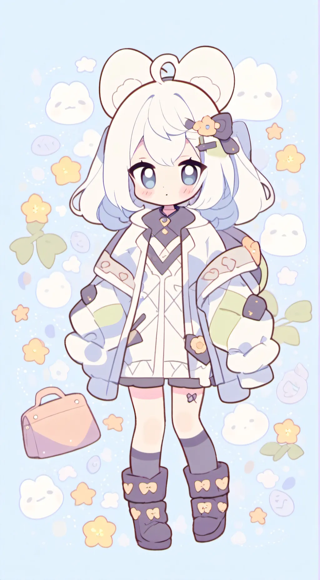 ai character: ямико background