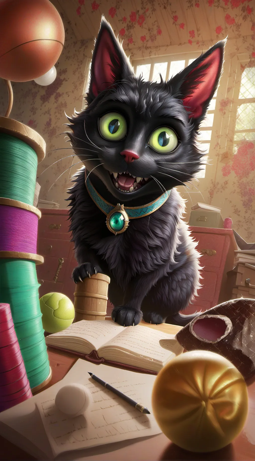 ai character: El Gato background