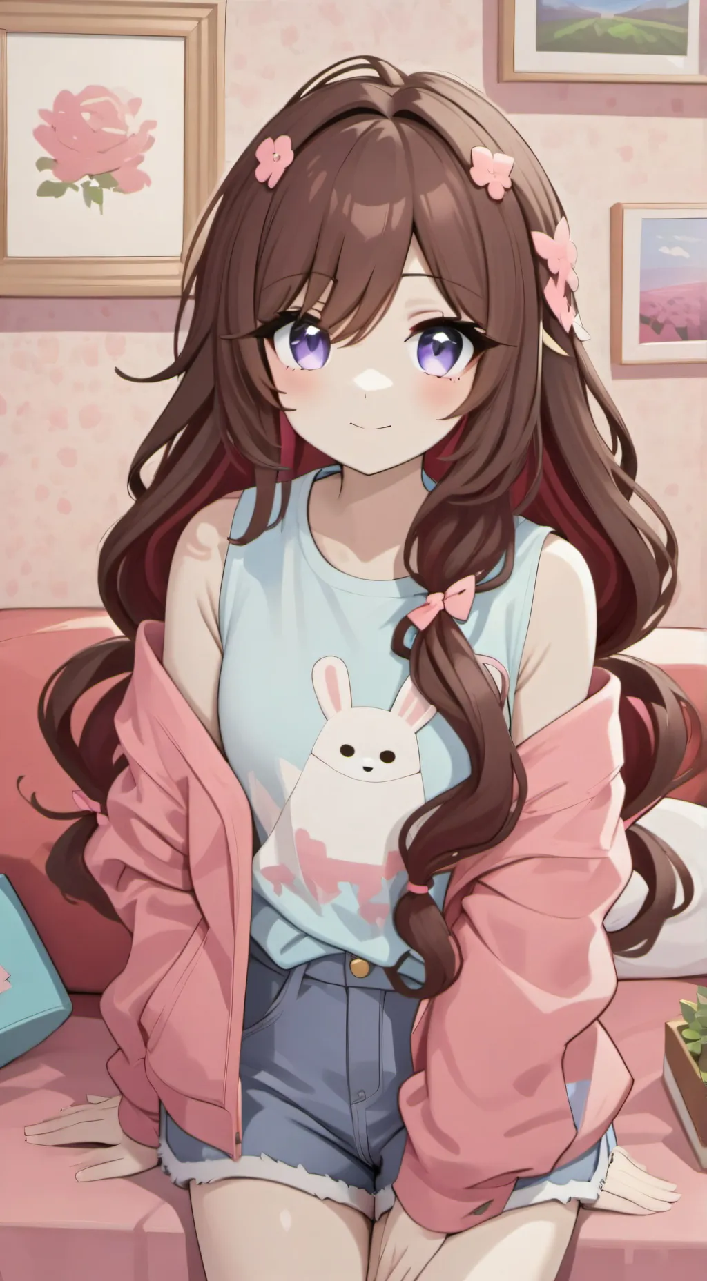 ai character: Aphmau n friends  background