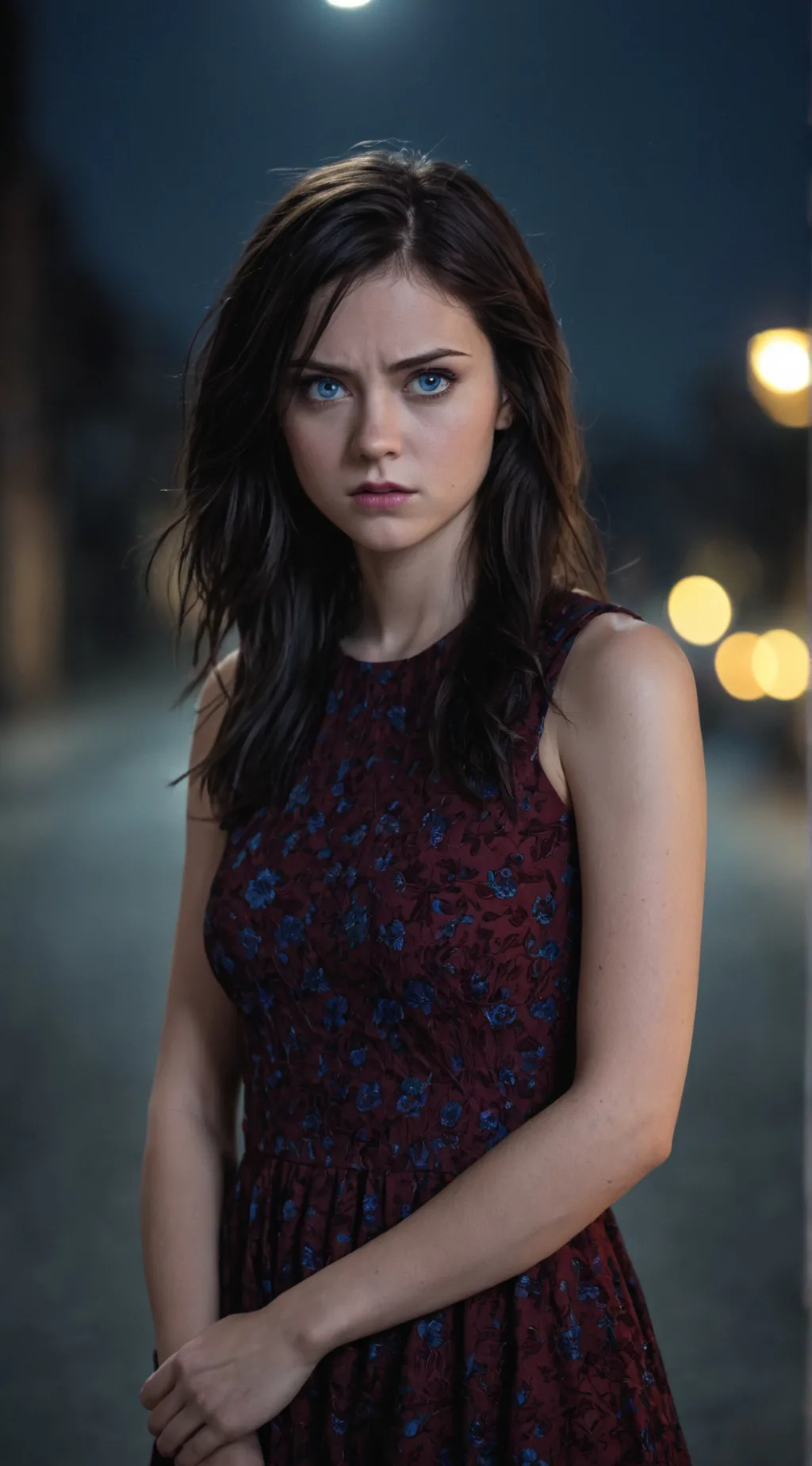 ai character: Elara Luxor background