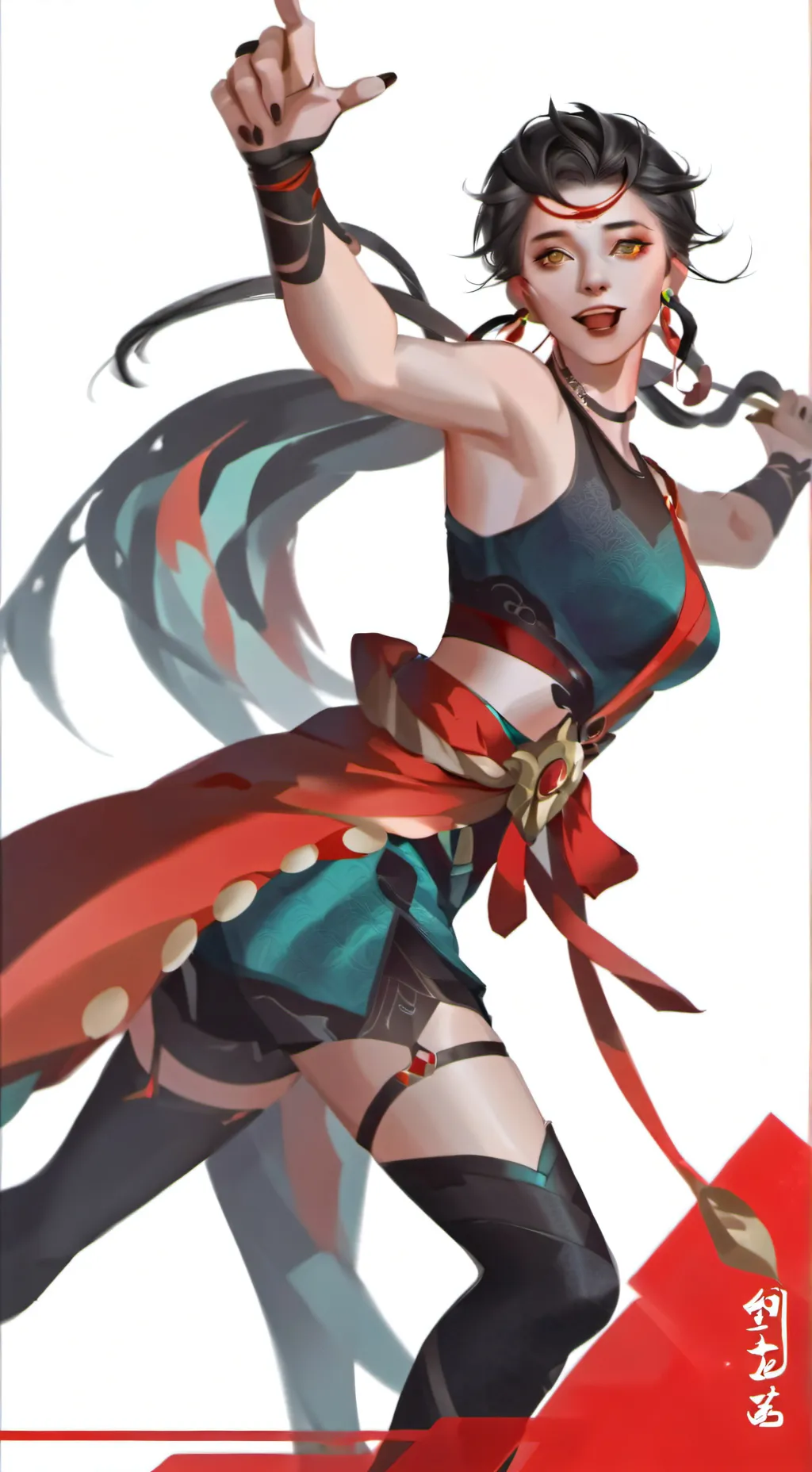 ai character: rose background