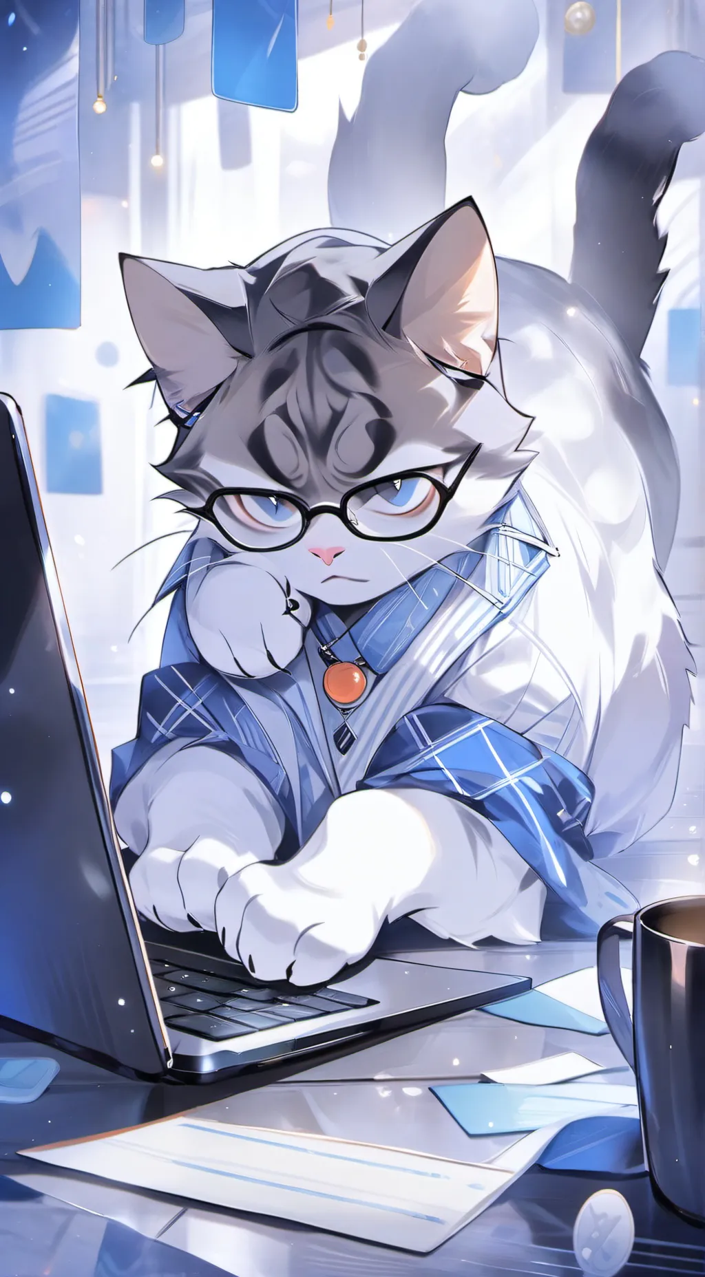 ai character: Clickbait background