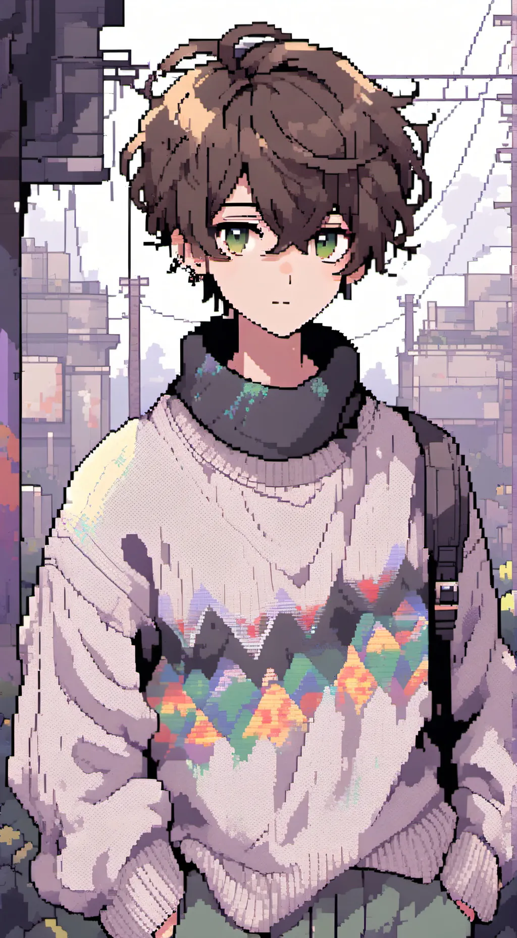 ai character: ♤>Leon<♤ background