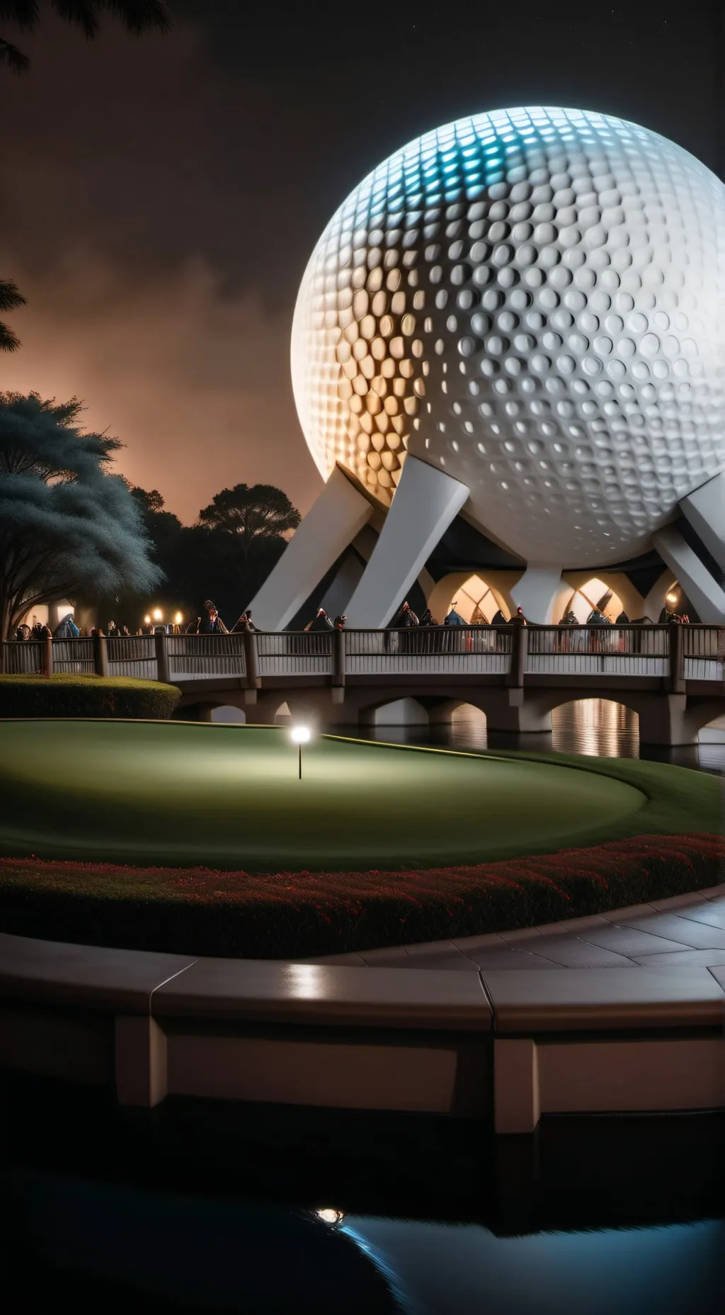 ai character: CH Epcot! background