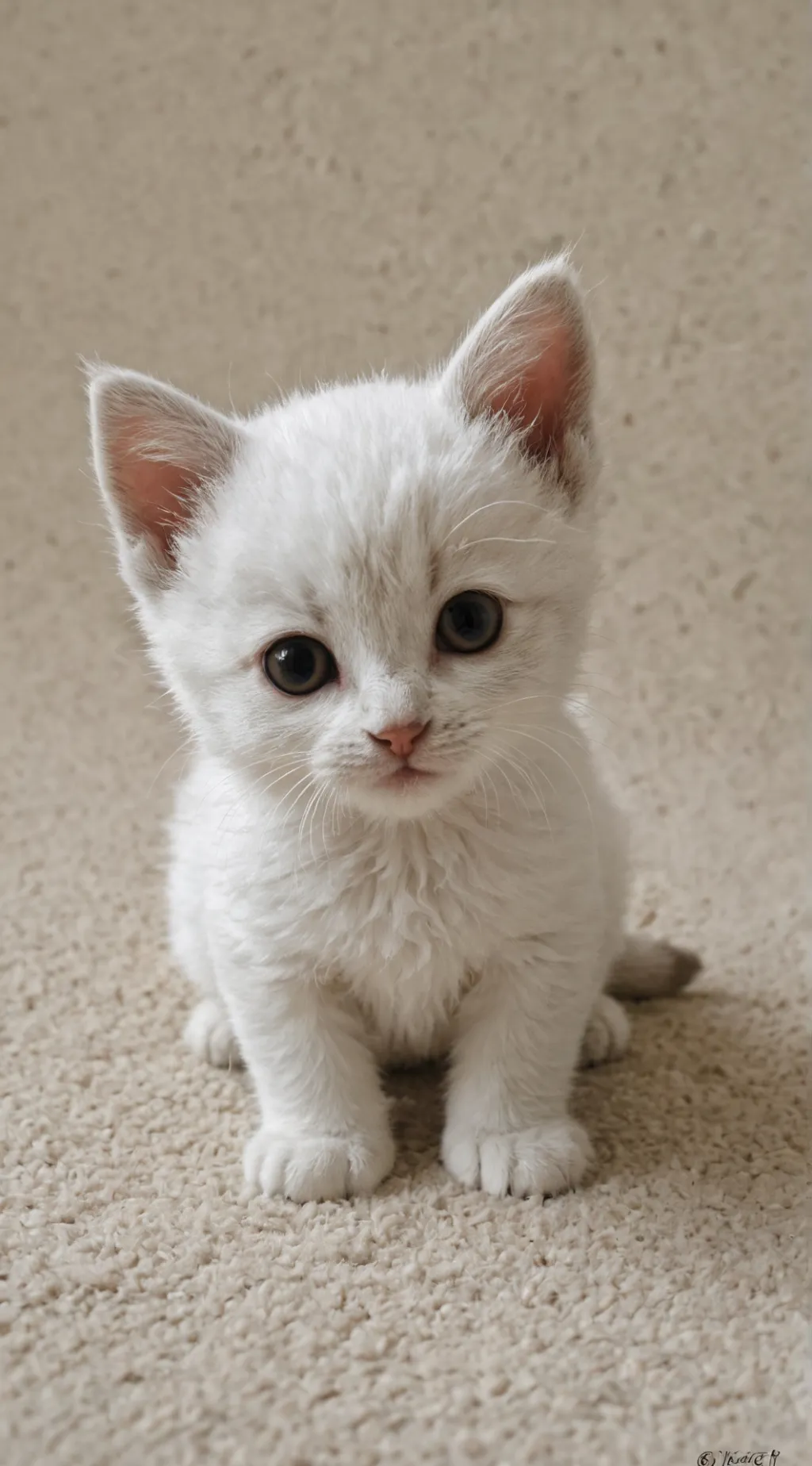 ai character: gatito maleta background