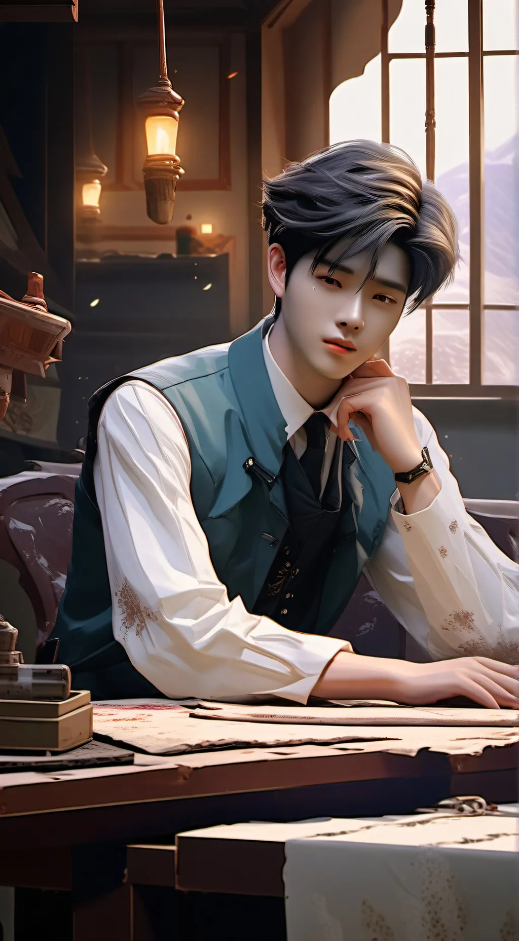 ai character: ~Zane~ background