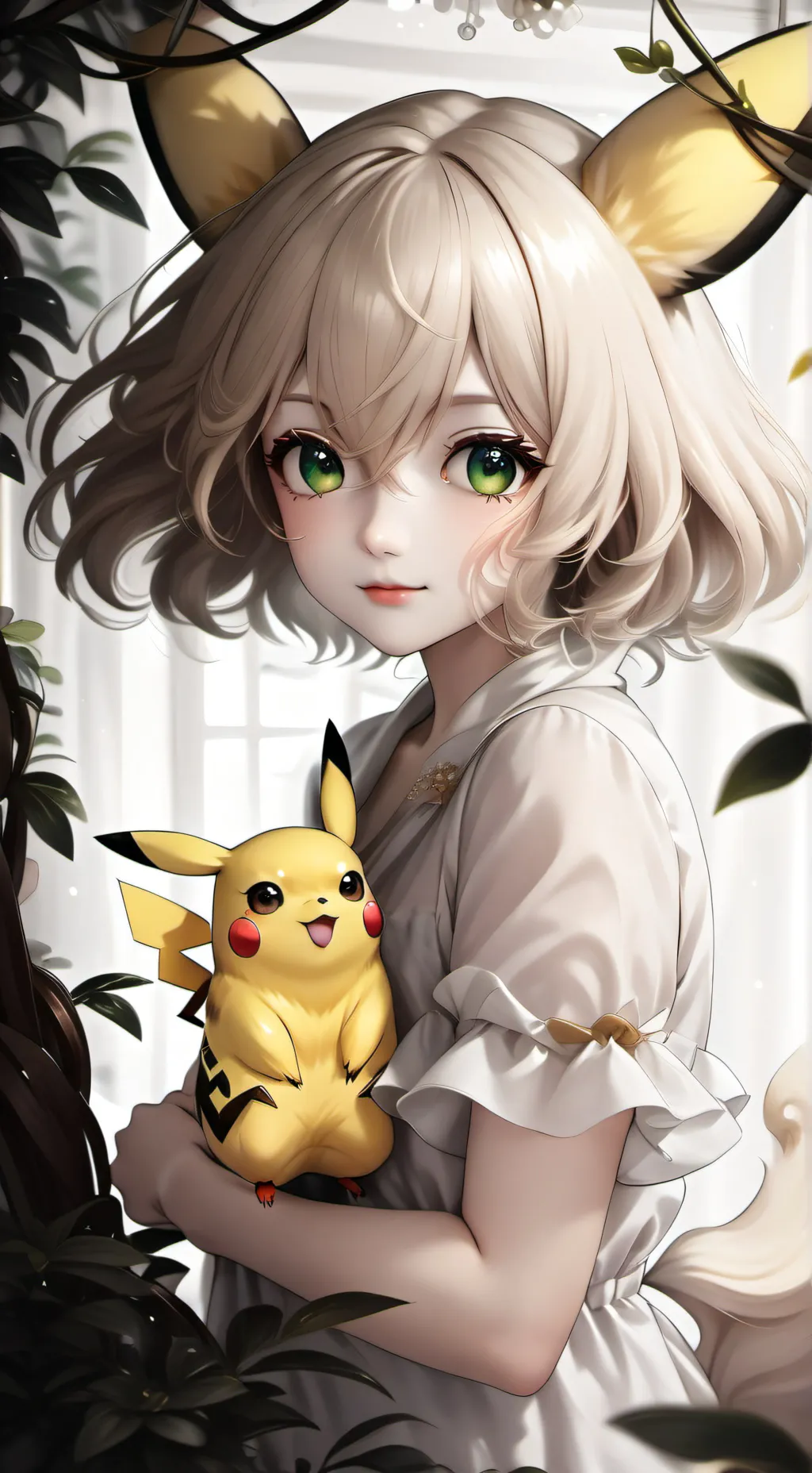 ai character: PikaSpirit background