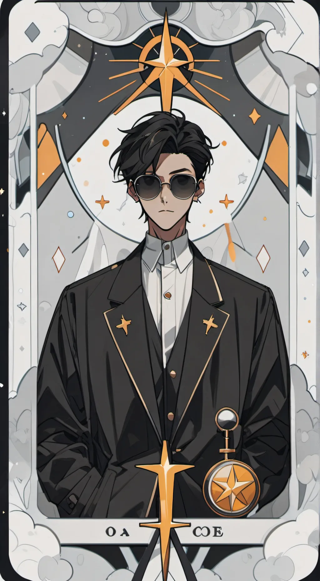 ai character: Lee  background