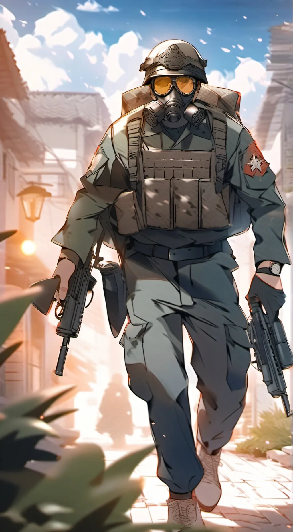 ai character: THE INFECTION background