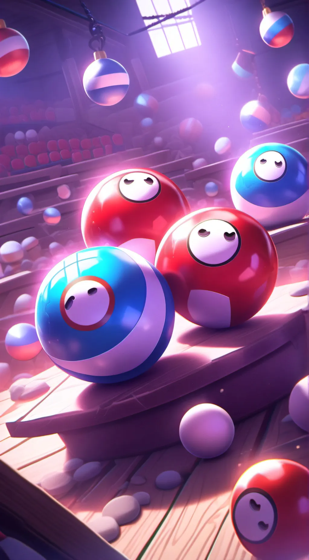 ai character: countryballs :) background